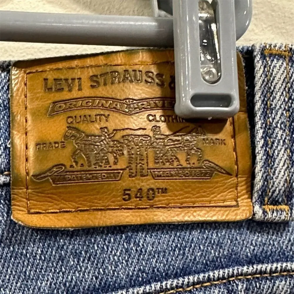 Vintage 1998 USA Levi's 540 Relaxed Fit Rinsed Size 42x32